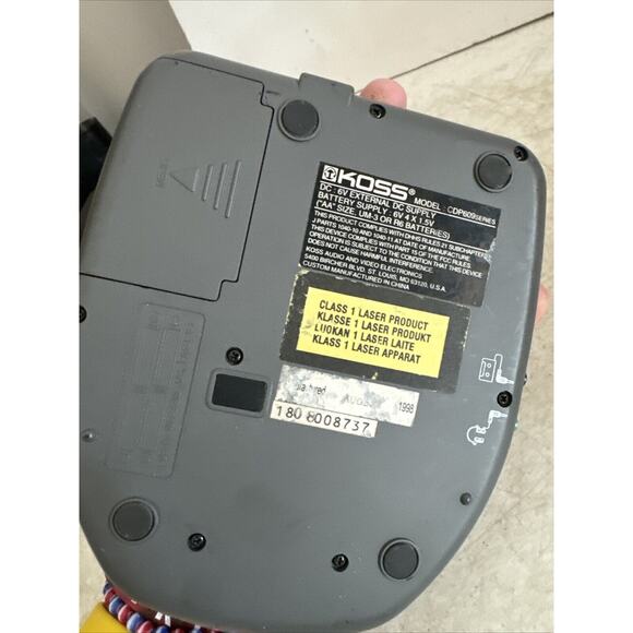 Koss Portable CD Player CD687 Works - Picture 6 of 6